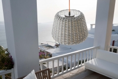 Resort bar overlooking the ocean
